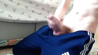 Fit Boy Spunks: Amateur Cum Shots Solo!