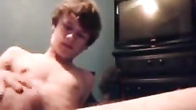 Young Blond Cutie Gets Off in the Living Room - A Hot Gay Porn Video