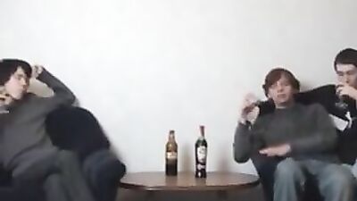 Drunk Russians Group Sex Frenzy