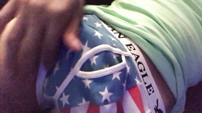 Teasing Twink Fixes His Hunderwear