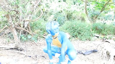 Pokemon Boy / Body Paint / 19 Years Old Extreme Fetish Cosplay #1