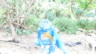 Pokemon Boy / Body Paint / 19 Years Old Extreme Fetish Cosplay #1