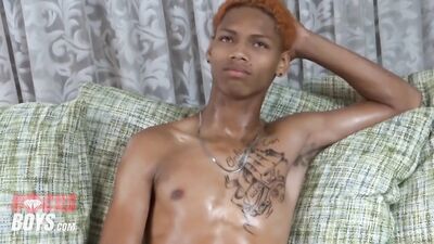 18 yr old Twink Auditions with Rock