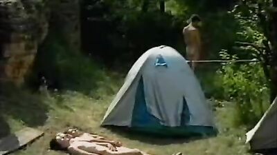 Camping With Twinks - 4 Gorgeous Jerks In The Wild