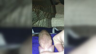 Daddy jacks while dreaming of tight twink fuck holes