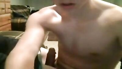 Blond Cutie Jacks Off: Boy Next Door Jizzes in the Shower