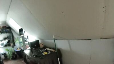 CAUGHT BY CABLE GUY OUTSIDE WINDOW!! (deleted scene)