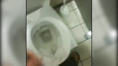 Cum Swallowing in Public Toilets - Amateur Oral Adventures!