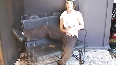 Gutter Cleaning Birthday: Amateur Cum Shots Solo!