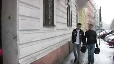 Stalking a hot twink: Amateur Cum Shots Group Sex!