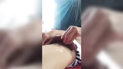 Morning Hardness: Handjob Bliss!