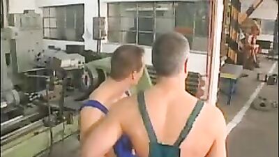 Break Time on the Factory Floor XXX Action Group Sex!