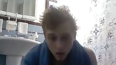 Well-Groomed Blond Boys Amateur Cumshots - Showered and Ready for Action!