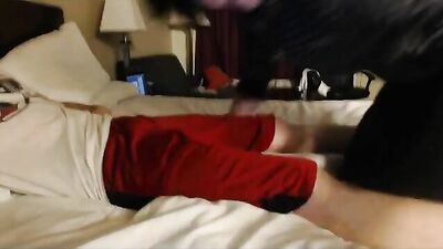 Emo Boy First Time Straight Sucks and Cums!