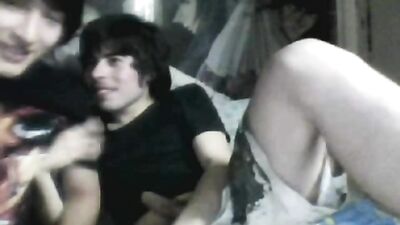 Gay Friends Web-Cam Oral: Ready For Action!