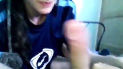 Gay Porn Oral Web-Cam Sucking My Mans Cock