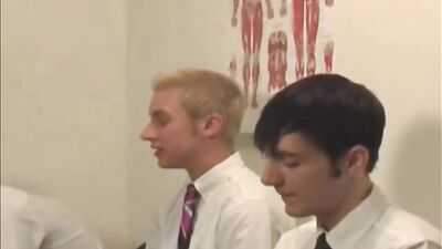 Gay Doctor Pulls Out Big Cock for Lusty Schoolboys!