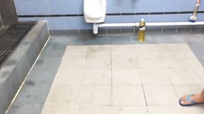 Asian Fetish Muscle Boy: Pissed in Public!