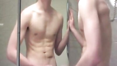 Mirror Man - Amateur Cum Shots Solo