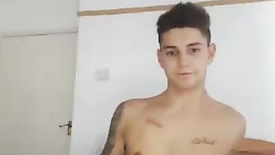 Young Handsome Webcam Solo Handjob