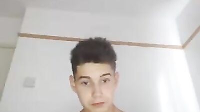 Young Handsome Webcam Solo Handjob
