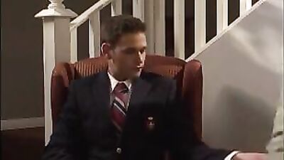 Prep School Boy get Taught Again: Action Replay!