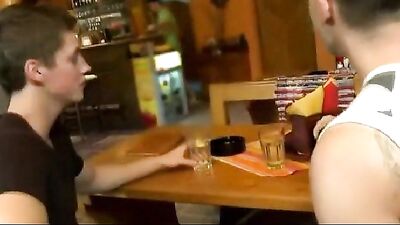 Cousins Public Restaurant Outside Ass-Play