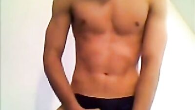 Like My New Speedos? - Amateur Cum Shots Solo! A Gay Porn Video With A Sexy Twist!