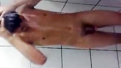 Gay Shower Fun - A hot video with sexy shower boy and his friend!