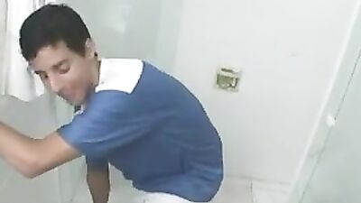 Join Me Shower Fucking on the Floor - Action Gay Porn Video!