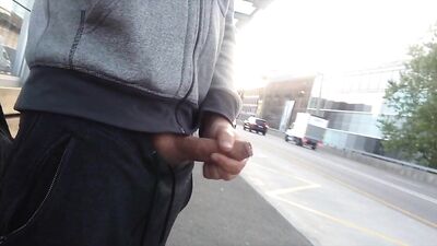Bus Stop Cumshots: Public Amateurs Strike Back