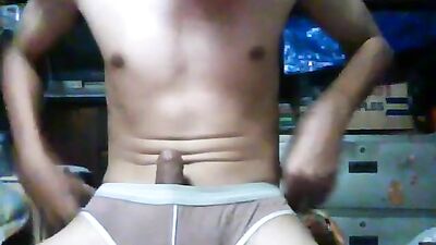 Masturbabadose with Underpants: Amateur Cum Shots Handjob