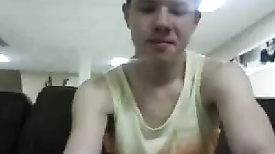 Young Blond Boy Webcam Solo - Cum Shot!