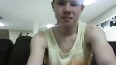 Young Blond Boy Webcam Solo - Cum Shot!