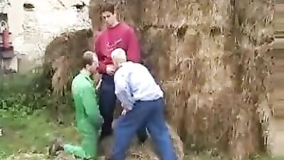 Farm Boys Bareback Orgy: Down on the Farm