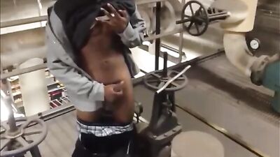 Unloading at work: Amature Cum Shots Solo - New Gay Porn Adventure!