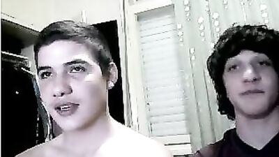 Gay Webcam Couple Cum Shots & Handjob Fun with Straight Friends!