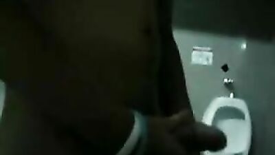 Young masturbating in public toilets