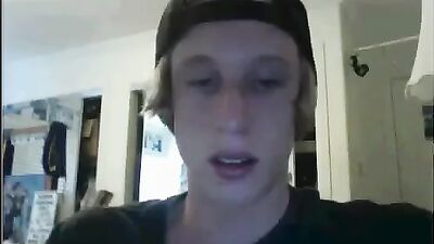 Young Blond Solo Cam Cum - Sexy Web-Cam Teen Boy!