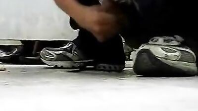 Asian Handjob Boy - Public Toilet Wanking Adventures!