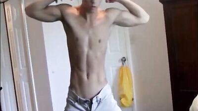 Fit Blond Solo Webcam Self-Recorded Amateur Cum Shots!