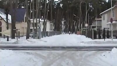 Winter Oral Fun with Caught Gay Boy