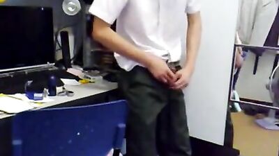 Gay Classmates Connect After Stressful Day!