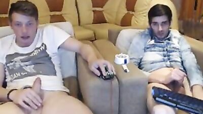 Closeted Bisexual Young Couple - Amateur Gay Porn Handjob!