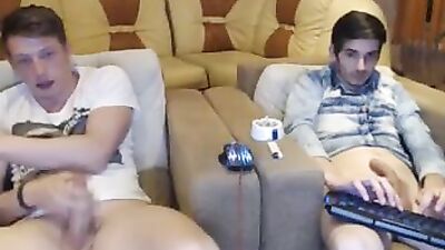 Closeted Bisexual Young Couple - Amateur Gay Porn Handjob!