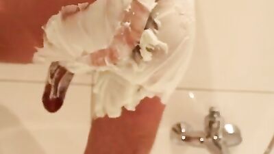 Shaving my ass - Part two of cock and ass shave