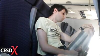 Cockpit Cumming: Plane Passion Unleashed!