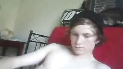 Gay Porn - Amateur Cum Shots Handjob -Wanking in his Moms Living Room-