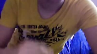 Gay Porn - Amateur Masturbation and Testing Cum Shots