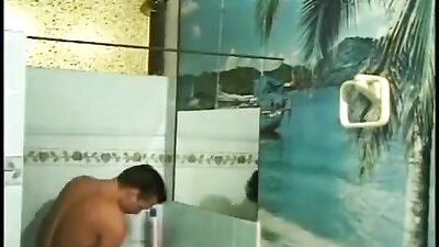 Two Hunks in Gay Porn: Steamy Shower Action